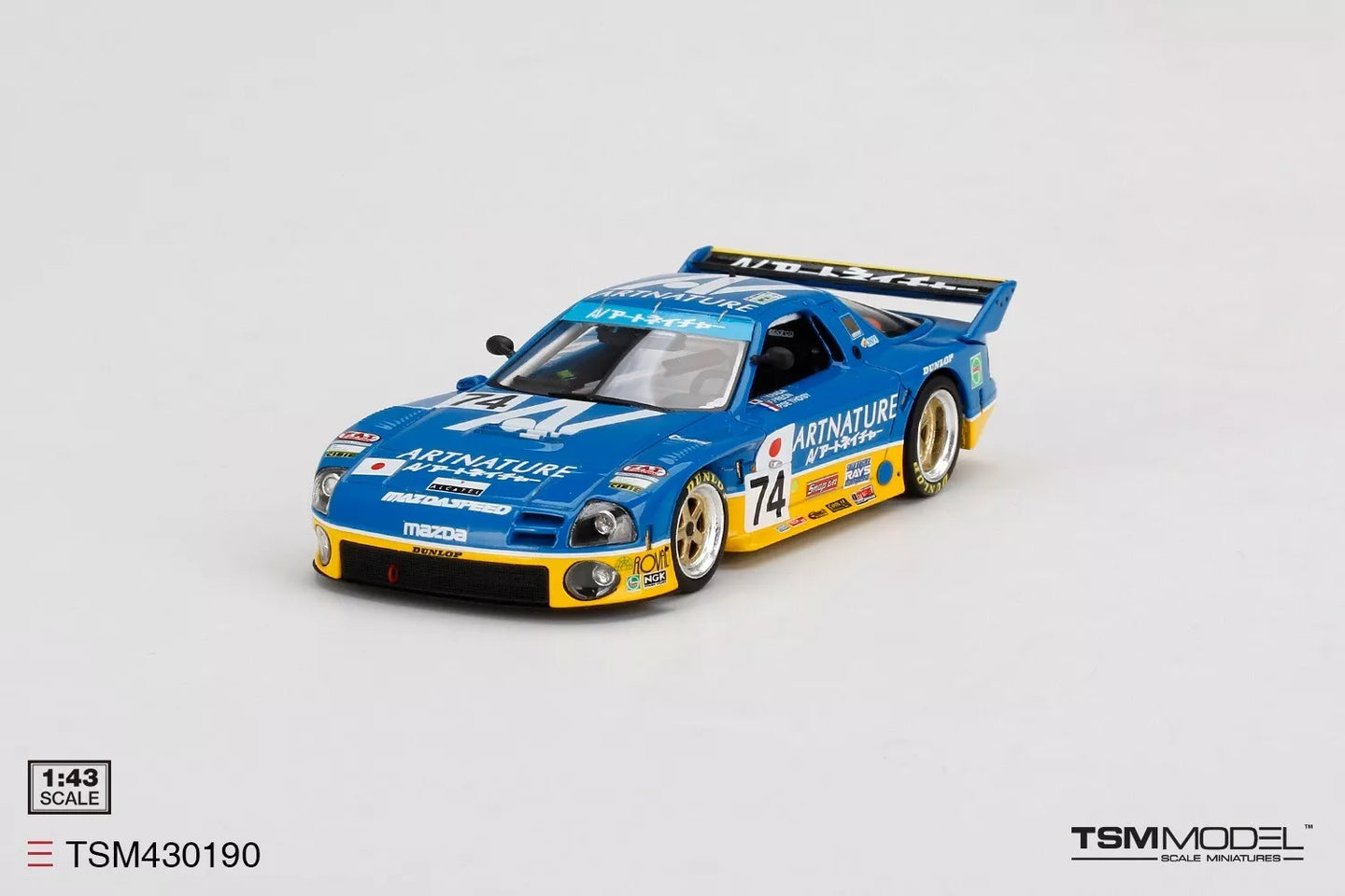 TRUE SCALE MINIATURES MAZDA RX-7 NO.74 TEAM ARNATURE 1994 LE MANS 24HR